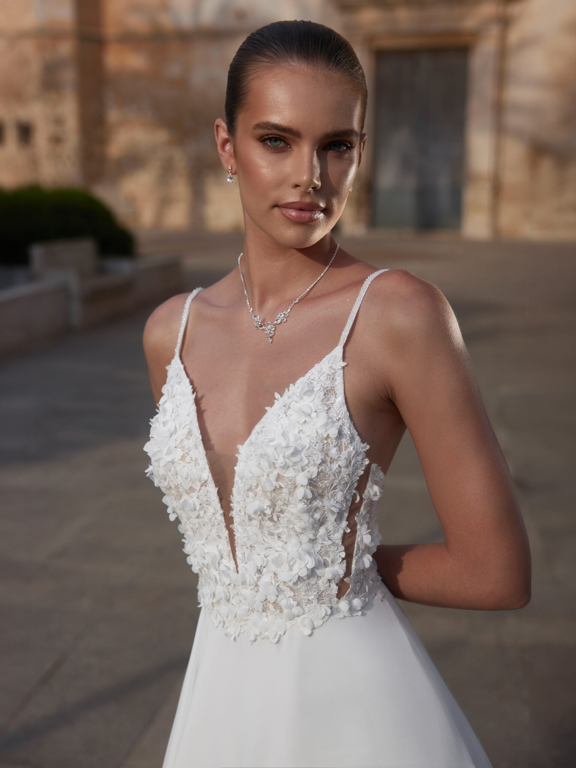 Trouwjurk Bianco Evento Amalia bij Bruidsmode Outlet