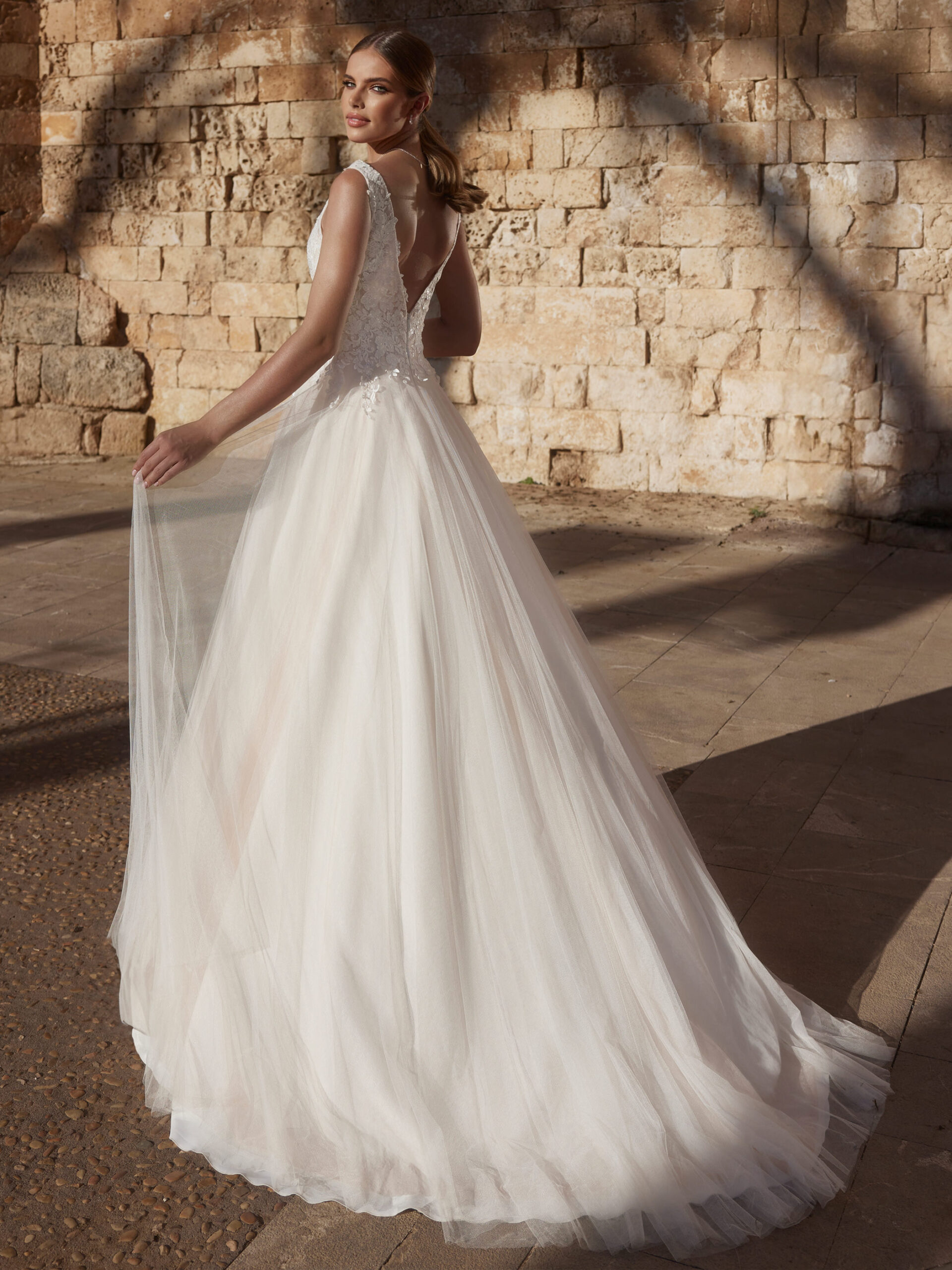 Trouwjurk Bianco Evento Valeria bij Bruidsmode Outlet