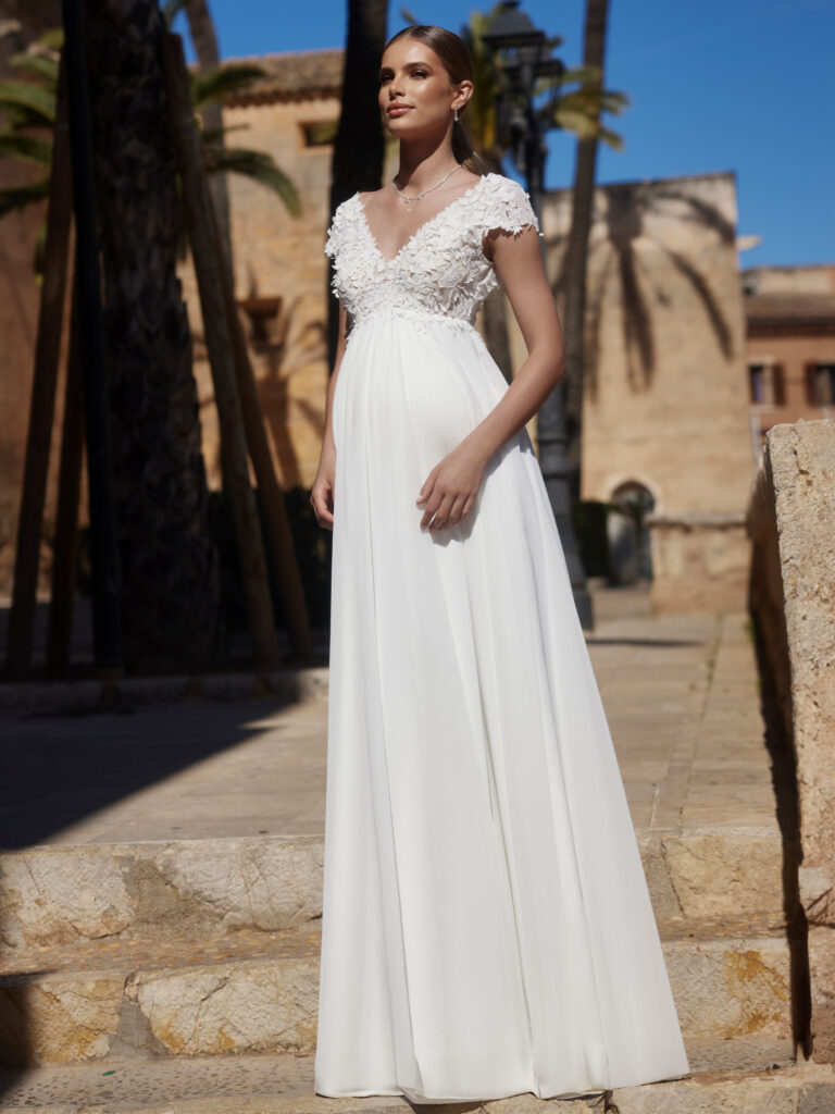 Trouwjurk Bianco Evento Yasmina bij Bruidsmode Outlet