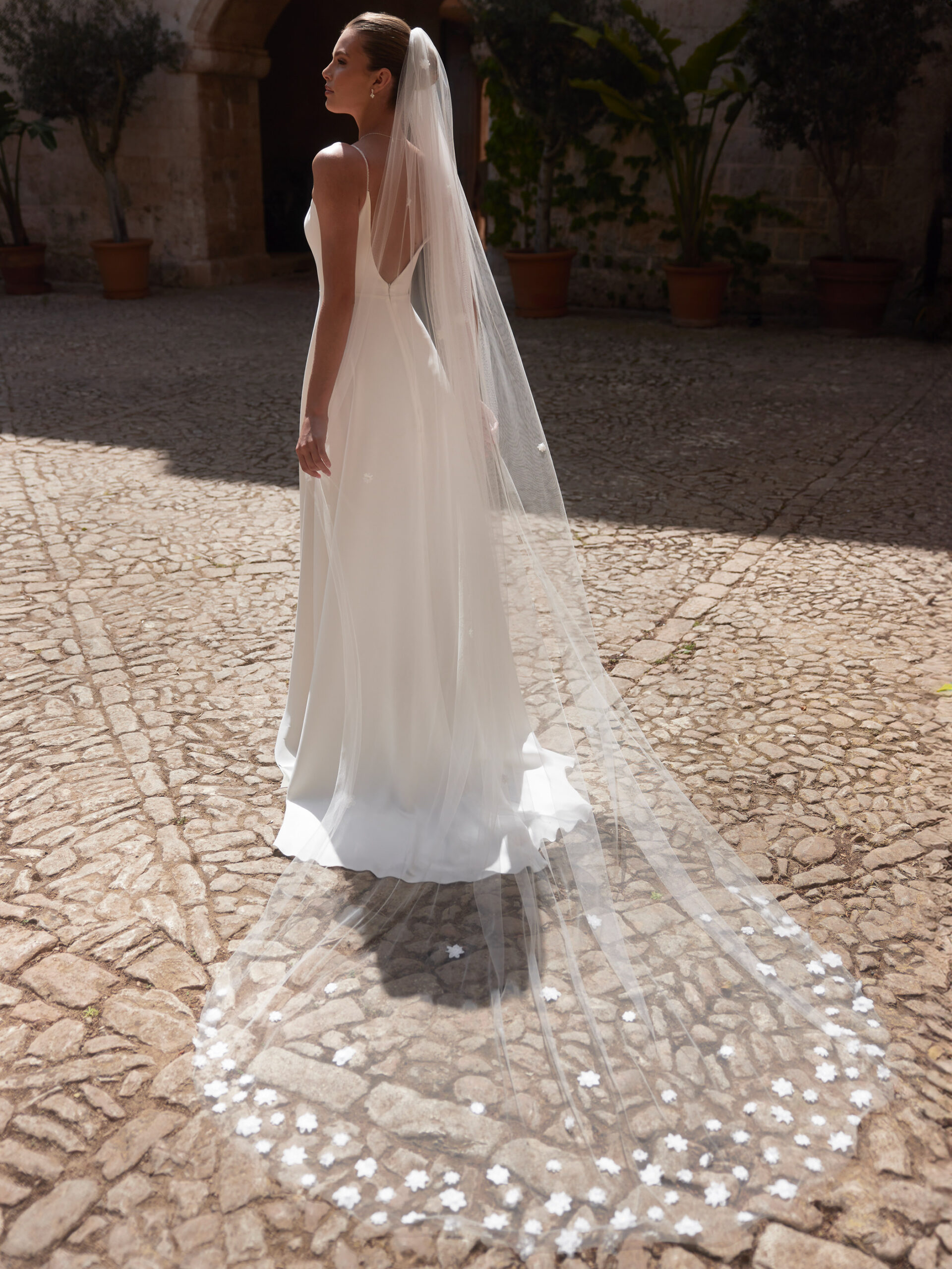 Sluier bianco evento veil S bij Bruidsmode Outlet
