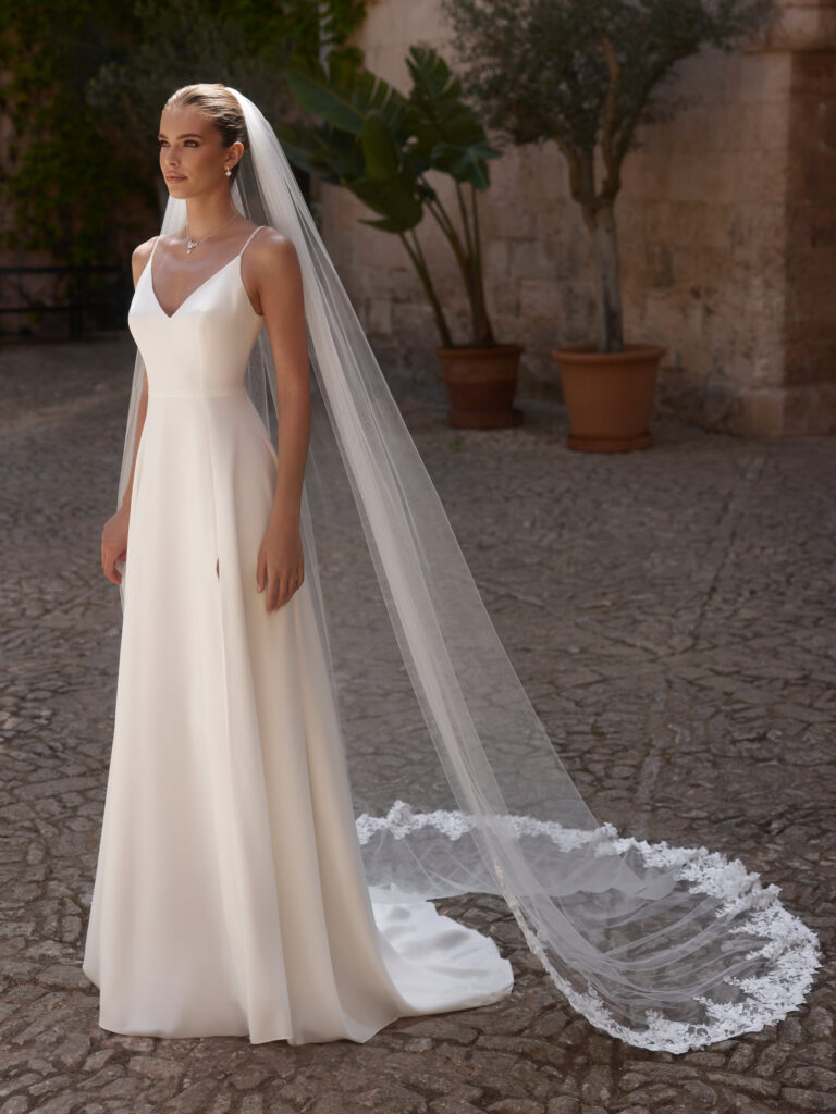 Sluier bianco evento veil S bij Bruidsmode Outlet